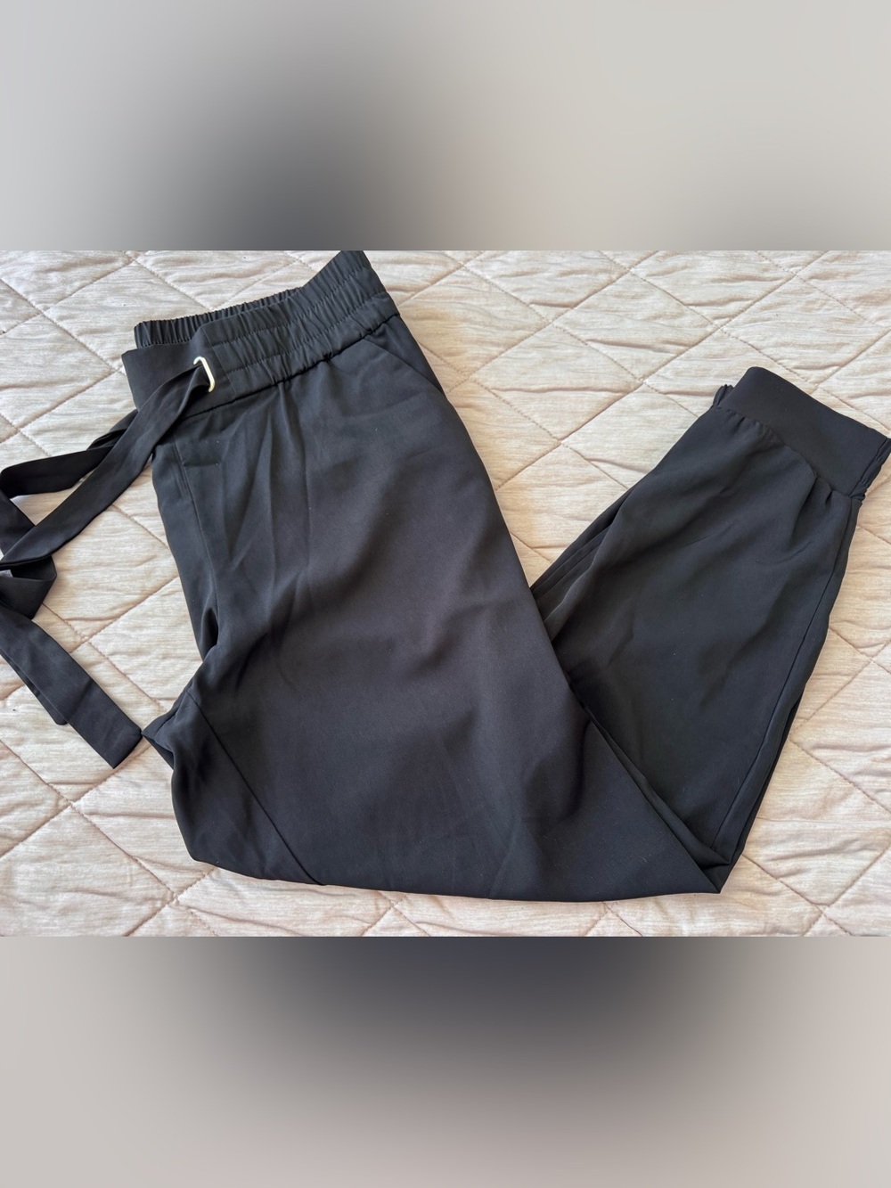 Dynamite Elastic Waist Band Black Dress Pants Women L